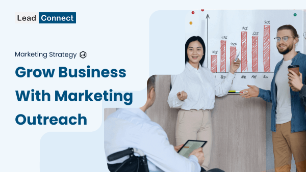 business growth with marketing outreach